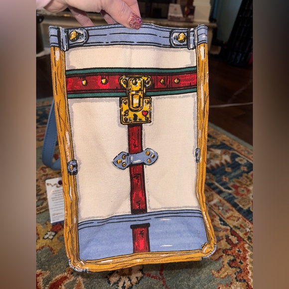 Brighton NWT In Love We Trust Exclusive Tom Clancy Artwork Queen of Hearts Tote - Picture 8 of 15